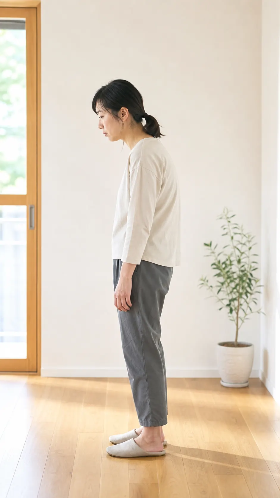 猫背の姿勢